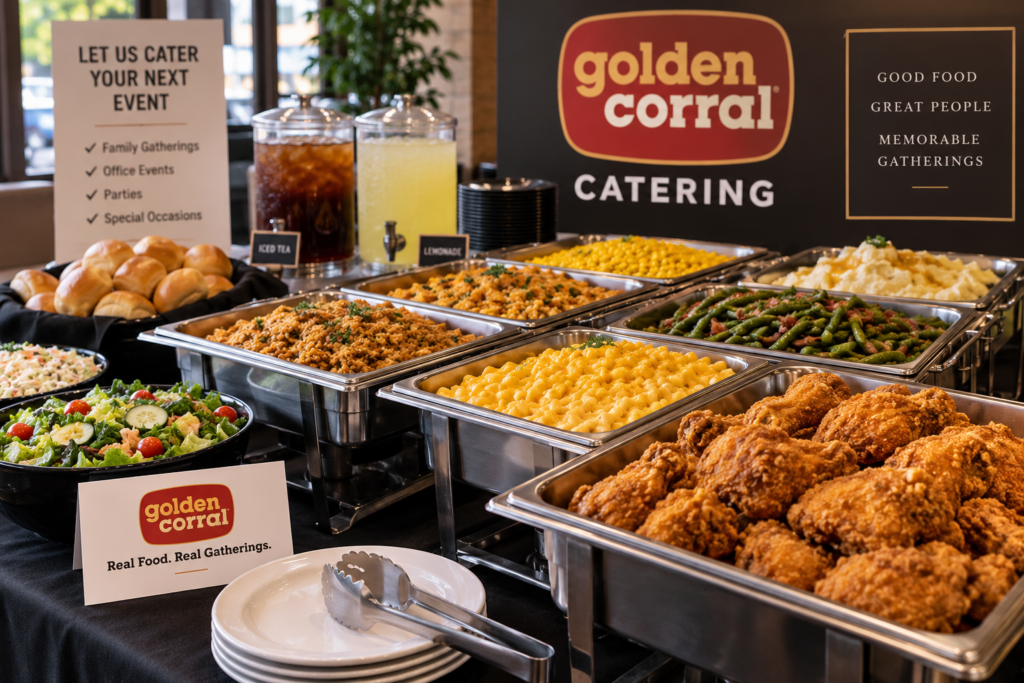 golden corral catering menu